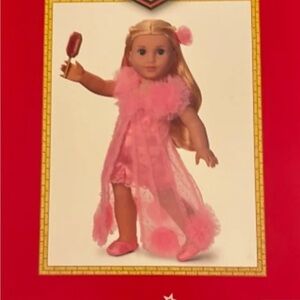 New Authentic GLINDA Pink PJ  for American girl Doll with Accessories.